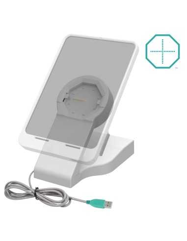 GDS® Uni-ConnT Powered Desktop Dock with USB-A Power - Gray