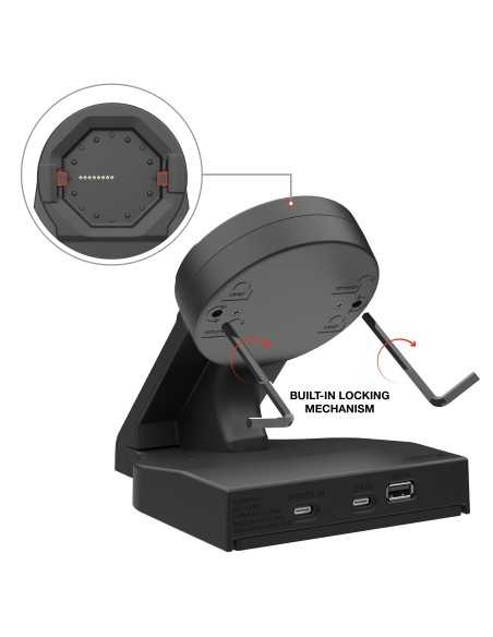 GDS® Uni-ConnT Powered Desktop Dock with USB-C Power + Data