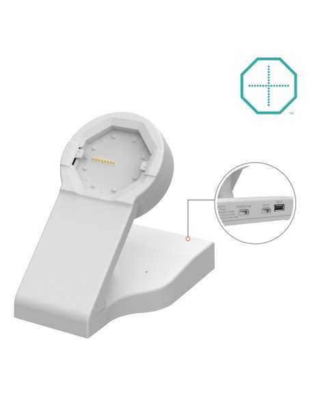 GDS® Uni-ConnT Powered Desktop Dock with USB-C Power + Data - Gray