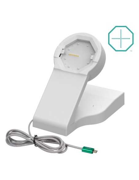 GDS® Uni-ConnT Powered Desktop Dock with USB-C Male - Gray