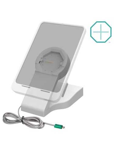 GDS® Uni-ConnT Powered Desktop Dock with USB-C Male - Gray