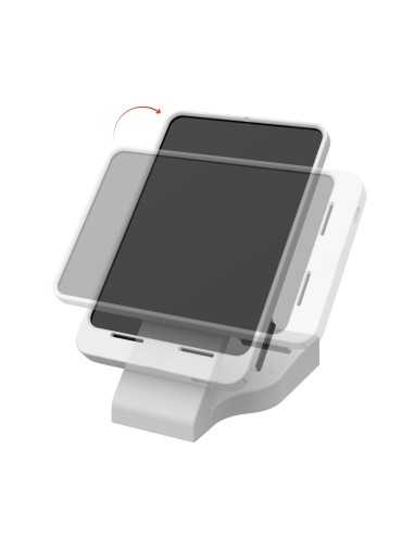 GDS® Uni-ConnT Powered Desktop Dock with USB-C Male - Gray