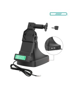 GDS® Uni-ConnT Locking Tilt & Swivel Dock with PoE + Data