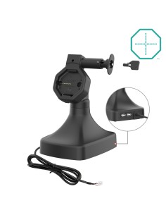 GDS® Uni-ConnT Powered Locking Tilt & Swivel Dock with PoE + Data