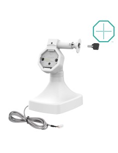 GDS® Uni-ConnT Powered Locking Tilt & Swivel Dock with PoE - Gray