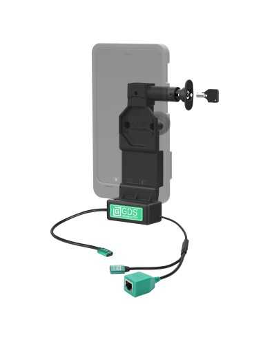 GDS® Uni-ConnT Locking Dock + USB-C & RJ45 with Release Button
