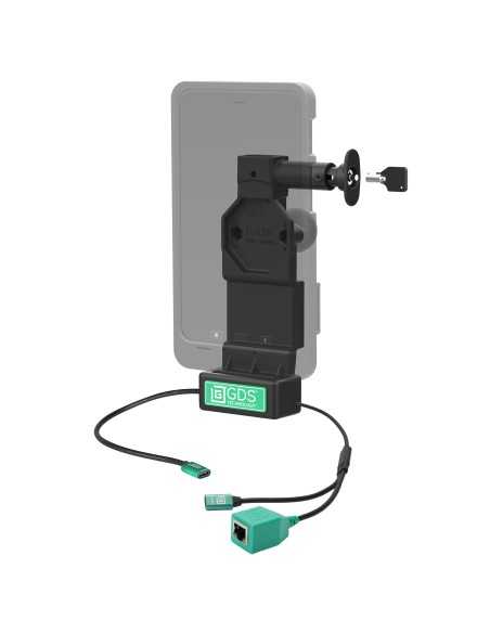 GDS® Uni-ConnT Locking Dock + USB-C & RJ45 with Release Button