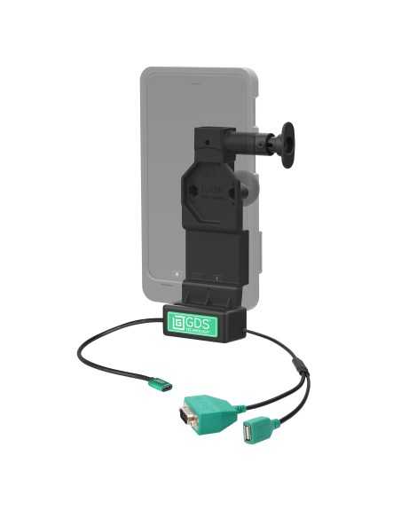 GDS® Uni-ConnT Dock + USB-A & DB9 with Release Button