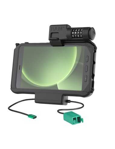 RAM® Combo Locking Power + Dual USB Dock for Tab Active5 & 3
