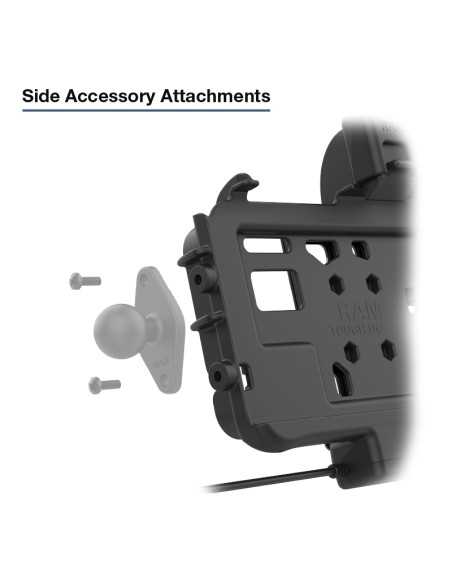 RAM® Thin-DockT Locking Power + Dual USB Dock for Tab Active5 & 3