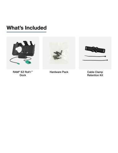 RAM® EZ Roll'rT Dual USB Dock for Samsung Tab Active5 & 3