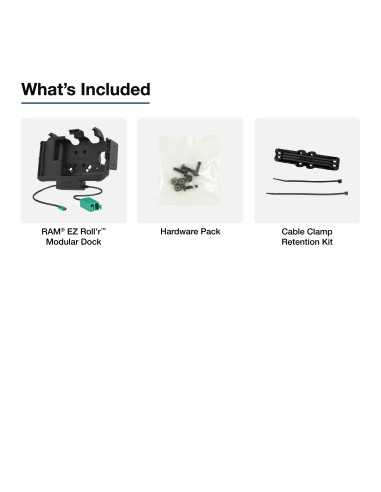 RAM® EZ Roll'rT Modular Dual USB Dock for Samsung Tab Active5 & 3