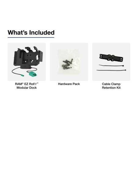 RAM® EZ Roll'rT Modular Dual USB Dock for Samsung Tab Active5 & 3