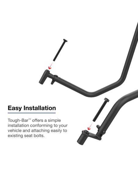 RAM® Tough-BarT for '25-26 Ford Interceptor - Havis Console & 8" Screen