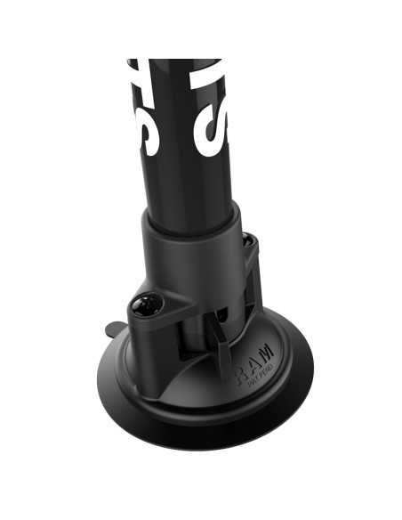 RAM® X-Grip® Phone Mount with RAM® Twist-LockT Suction Base & 18" Pole