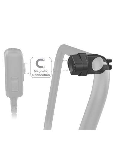 RAM® Magnetic Microphone Adapter with Composite Rail Base