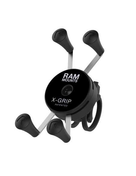 RAM® X-Grip® Phone Mount with Low-Profile Zip Tie Handlebar Base