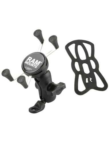 RAM® X-Grip® Phone Mount with 9mm Angled Bolt Head Adapter - Composite