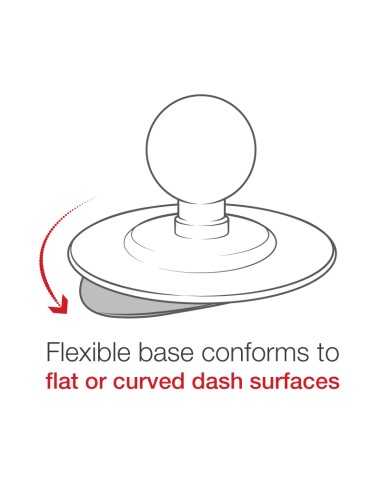 RAM® X-Grip® Large Phone Mount with Flex Adhesive Base