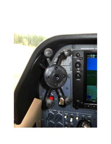 RAM® X-Grip® Phone Holder with Lil BuddyT Adhesive Dash Mount