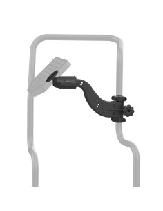 RAM® Friction Hinge 10" Curved Socket Arm with Ball for Tough-BarT 2