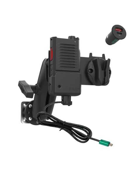 RAM® Push-to-Talk Kit for Siyata SD7 with Cigarette Charger