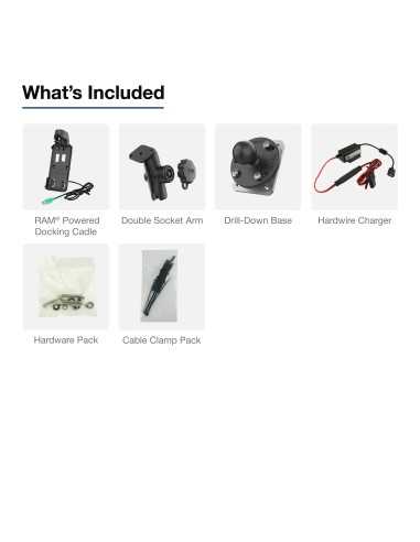 RAM® EZ-Roll'rT Dock & Dashboard Mount for Sonim XP5plus & XP5plus 5G