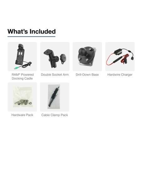 RAM® EZ-Roll'rT Dock & Dashboard Mount for Sonim XP5plus & XP5plus 5G