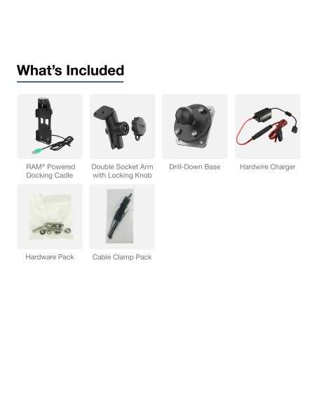 RAM® EZ-Roll'rT Dashboard Mount for Sonim XP Pro, Pro Thermal & Pro E