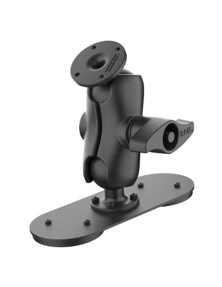 RAM® Tough-MagT Double Magnetic Heavy Duty Mount - D Size Short