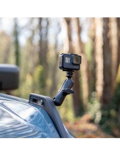 RAM® Tough-BallT for Bronco Hood Tie Down with Action Camera Adapter 2