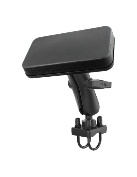 RAM® Double U-Bolt Mount with Back Rest for ATV's