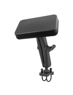 RAM® Double U-Bolt Mount with Back Rest for ATV's - C Size Medium
