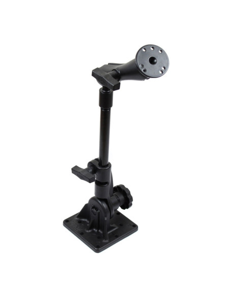 RAM® Pedestal Mount with 9" Pipe and C Size Double Ball Mount
