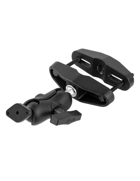 RAM® Universal Post Clamp Mount with Diamond Plate - C Size Short Arm