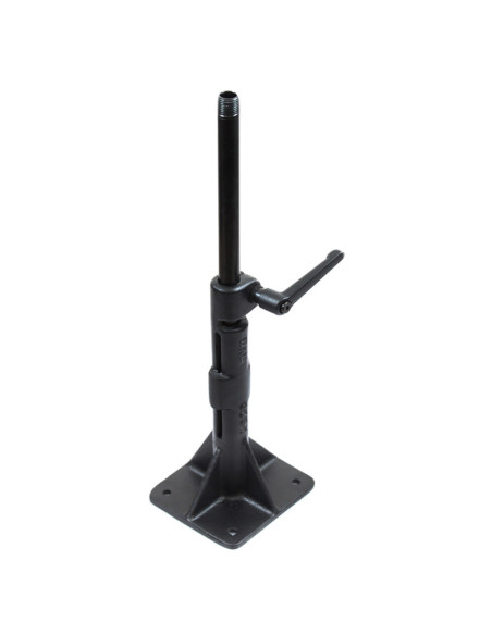 RAM® Flat Pedestal Base with 18" Long 1/2" NPT Pipe