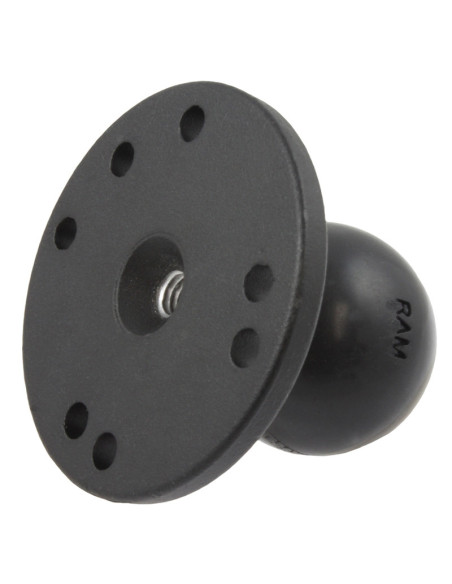 RAM® Round Plate with Ball & 5/16"-18 Threaded Hole