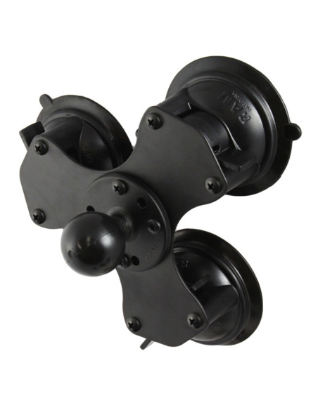 RAM® Twist-LockT Triple Suction Cup Base with Ball
