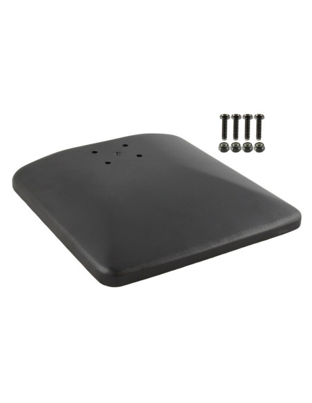 RAM® 9" x 9" Aluminum Weighted Base with AMPS Hole Pattern