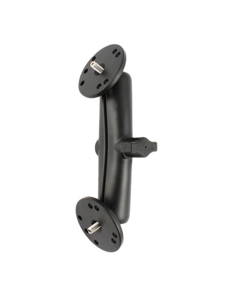 RAM® Double Ball Mount with Two 1/4"-20 Threaded Studs & Plates