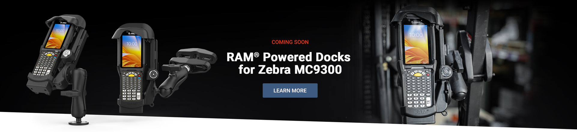 RAM Powered Docks for Zebra