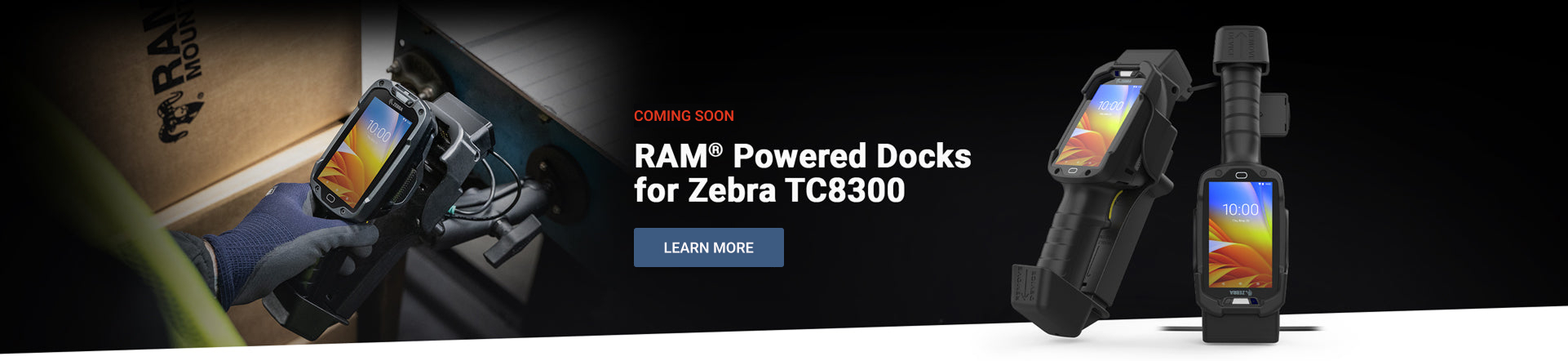 RAM Powered Docks For Zebra
