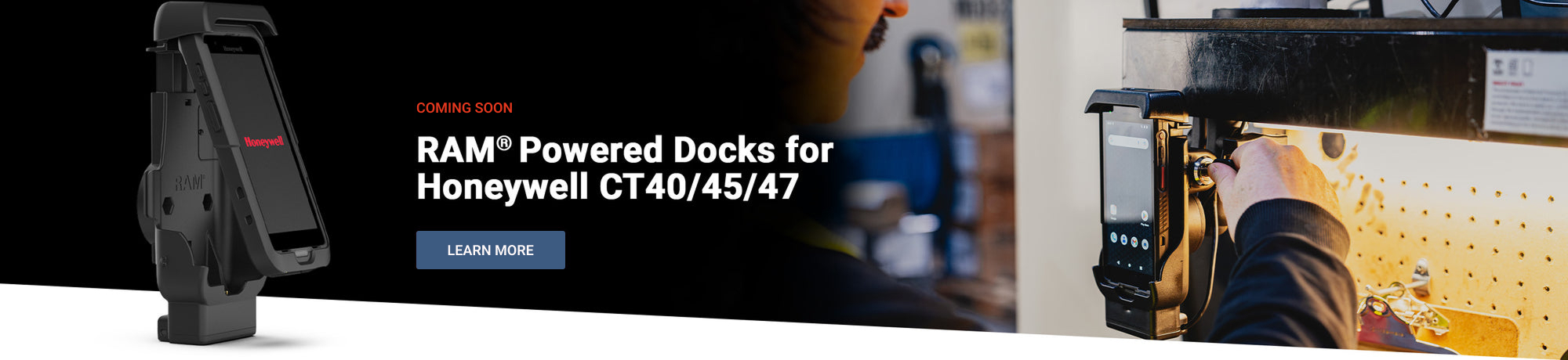 RAM Powered Docks for Honeywell